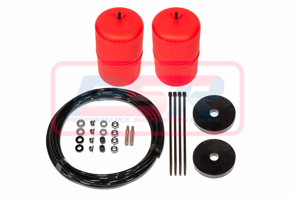 12894_002 Mitsubishi Delica (All Coil Spring Rear) 1986-On Polyair Red Bag Airbag Kit | Genuine Polyair Airbag Kit