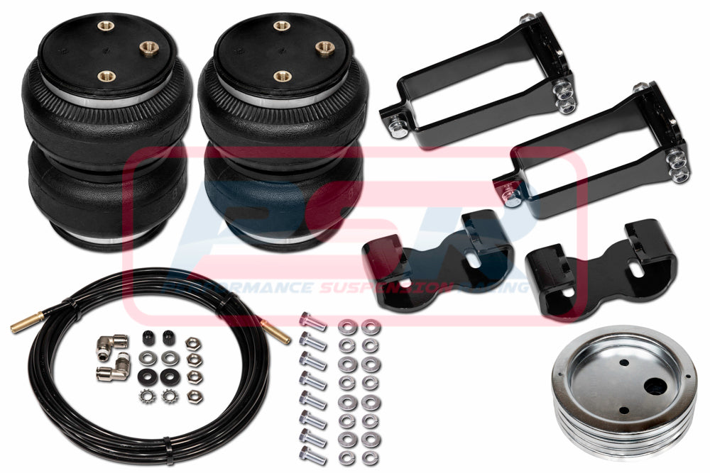 88122R Mitsubishi Triton 2WD & 4WD "No Drill" (2" Raised) 2006-2014 Polyair Bellows Airbag Kit | Genuine Polyair Airbag Kit