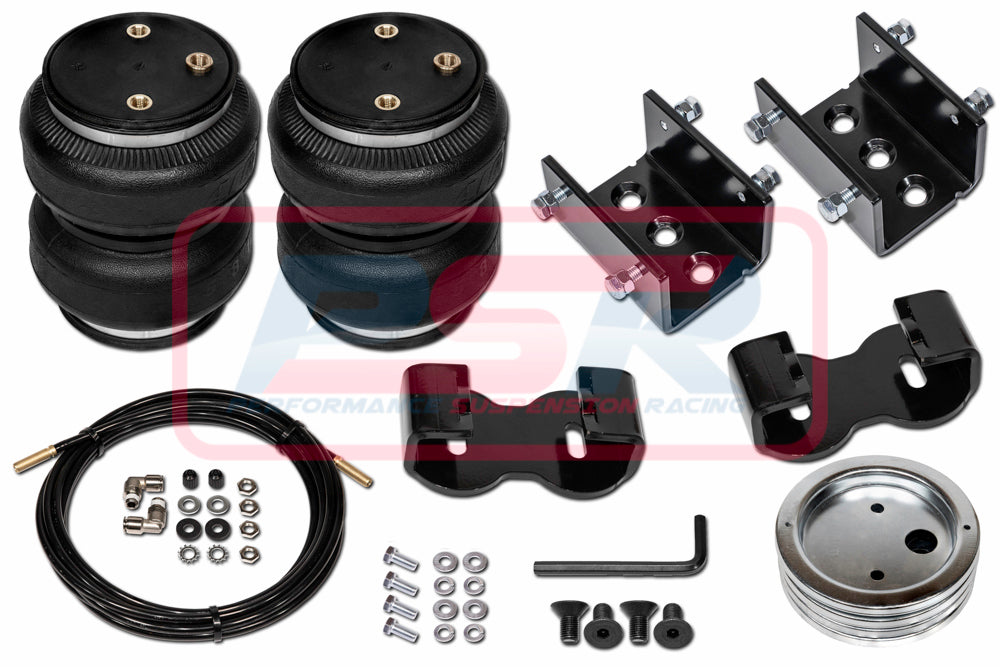 88206-2R_001 Holden Colorado RG 4WD (Coil Spring Front) "No Drill" (2" Raised) 2012-On Polyair Bellows Airbag Kit | Genuine Polyair Airbag Kit