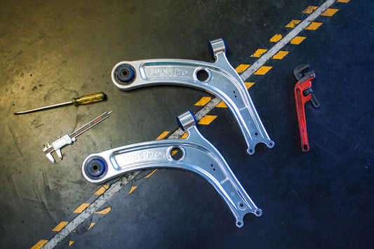 ALOY0018K SuperPro Front Lower Performance Control Arm Assembly Kit excluding Ball Joints to suit Audi, Seat, Skoda & VW | Genuine SuperPro Suspension Component