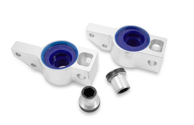 ALOY3273-80K SuperPro Front Control Arm Lower - Inner Rear Bushing Double Offset Kit to Suit Audi, Seat, Skoda and Volkswagen PQ35 Fwd/Awd | Genuine SuperPro Suspension Component