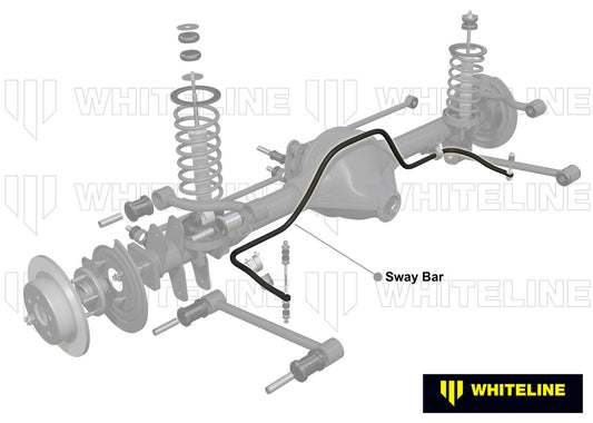 BFR35 Whiteline Rear Sway Bar - 24mm Non Adjustable to Suit Ford Falcon/Fairlane XE-EL | Genuine Whiteline Sway Bar - photo 2 of 5