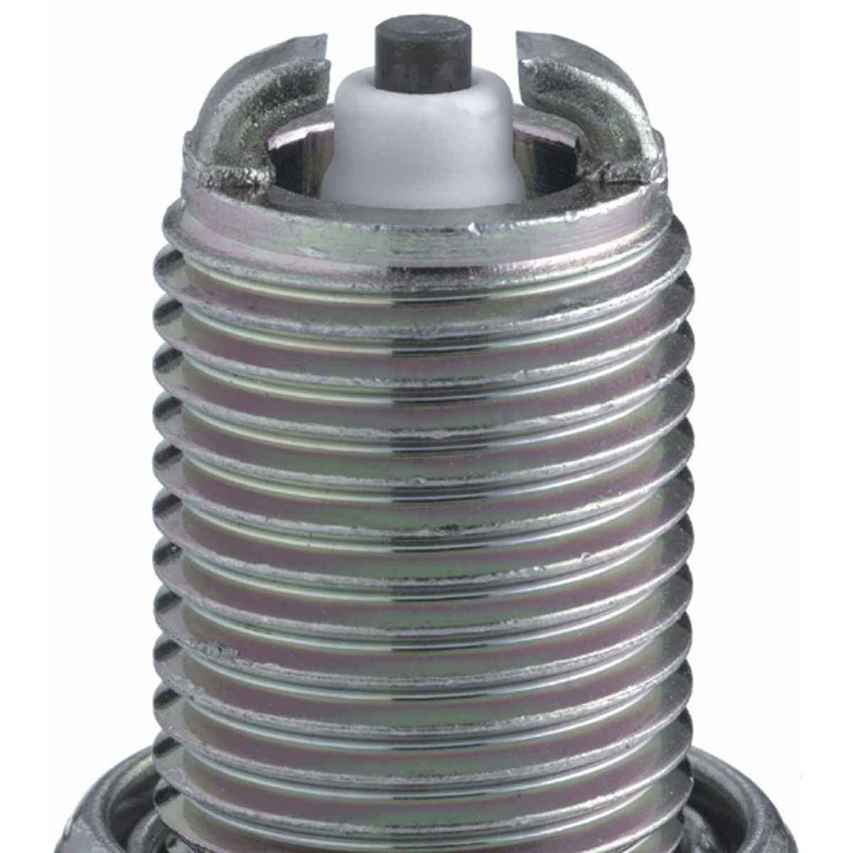 BKR6EKUB NGK spark plug firing end