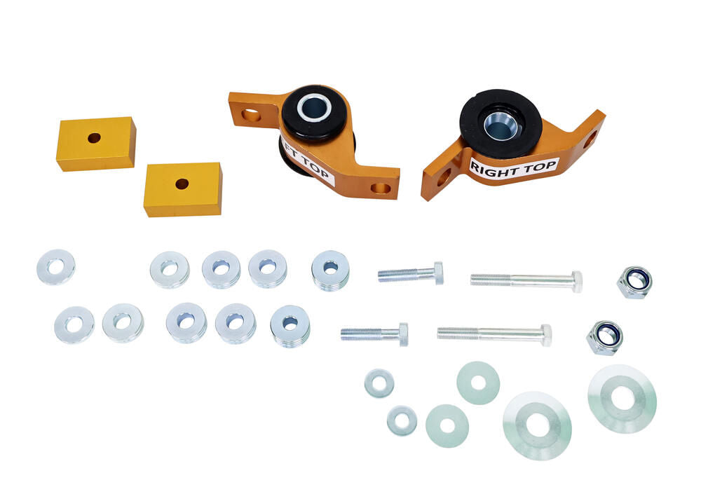 KCA362 Whiteline Front Lower Inner Rear Bushings Offset Caster & Anti Lift to Suit GD Subaru Impreza incl WRX/STi | Genuine Whiteline Suspension Component - photo 4 of 4
