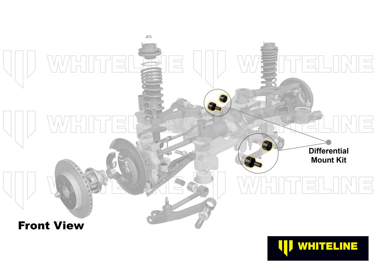 KDT982 Whiteline Rear Differential Mount - Bushing Kit to Suit BMW 3 Series, X3 and Z4 | Genuine Whiteline Suspension Component - photo 2 of 5