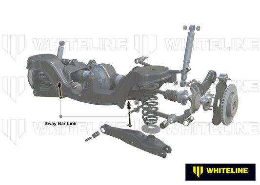 KLC157 Whiteline Rear Adjustable Sway Bar Link to Suit Ford Focus, Mazda3 and Volvo C30, S40 | Genuine Whiteline Suspension Component - photo 2 of 4