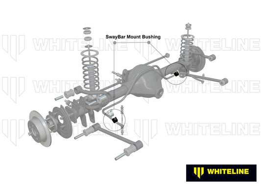 KSK069-24 Whiteline Rear Sway Bar Mount - Bushing Kit 24mm to Suit Whiteline Sway Bars | Genuine Whiteline Suspension Component - photo 2 of 5