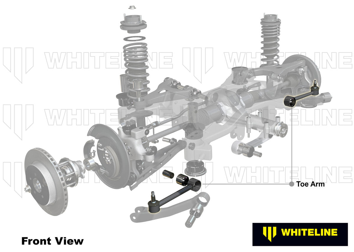 KTA281 Whiteline Adjustable Rear Lower Toe Arms to Suit Hyundai I30 incl N, Veloster and Kia Cerato | Genuine Whiteline Suspension Component - photo 2 of 4
