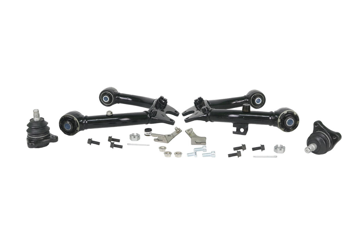 KTA336 Whiteline Front Upper Control Arms Fixed Offset to Suit Mitsubishi Pajero NS, NT, NW and NX 2006-on | Genuine Whiteline Suspension Component