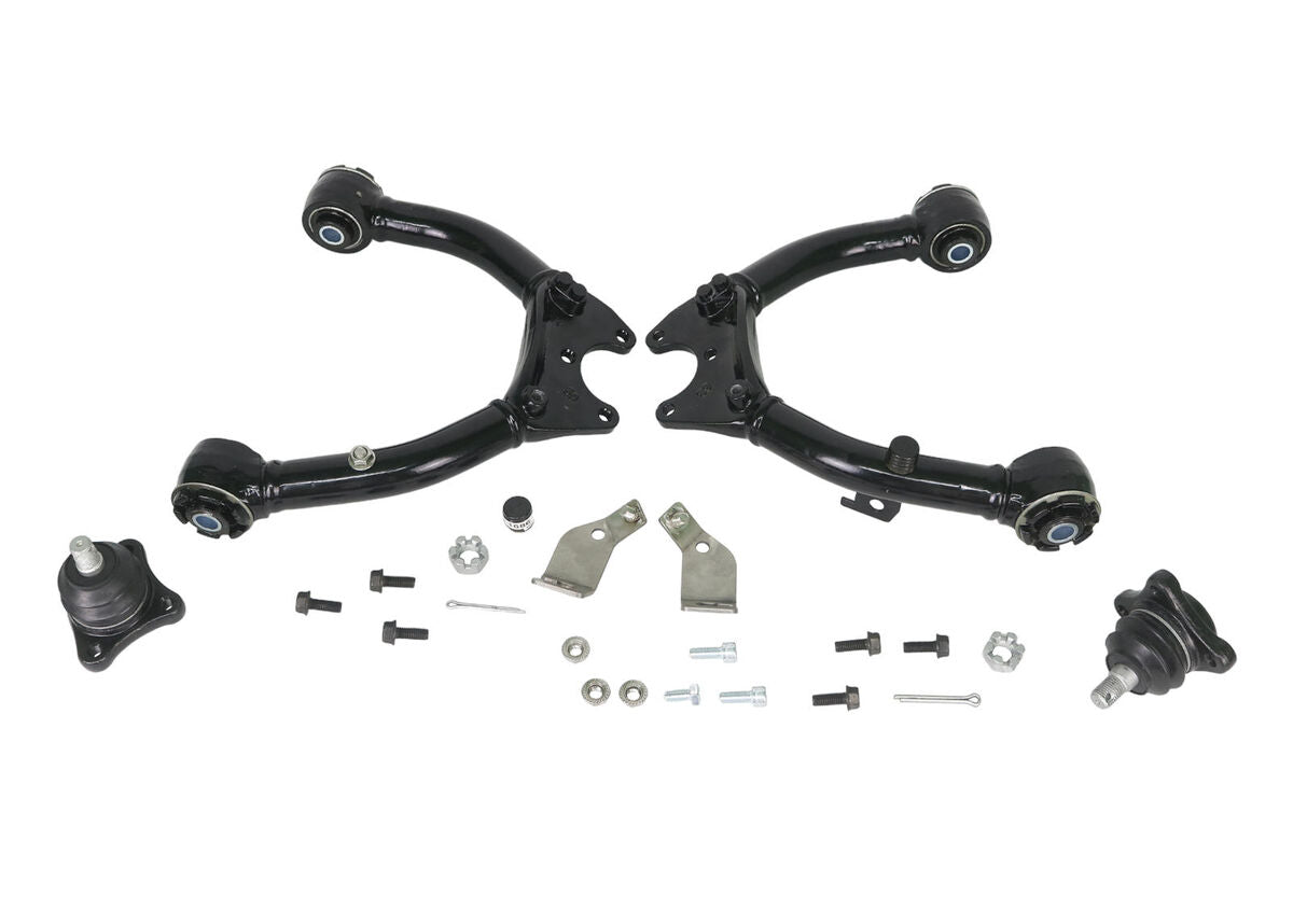 KTA336 Whiteline Front Upper Control Arms Fixed Offset to Suit Mitsubishi Pajero NS, NT, NW and NX 2006-on | Genuine Whiteline Suspension Component - photo 2 of 3