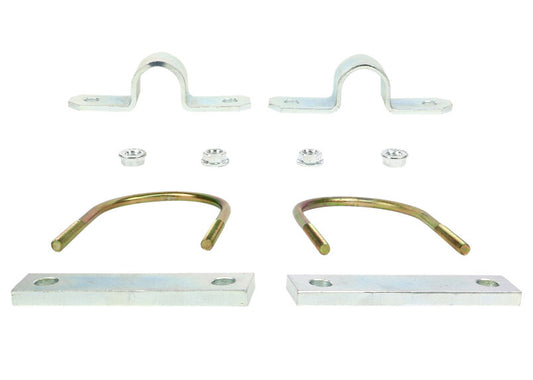 KU4 Whiteline Universal Sway Bar Mount - Saddle Kit U-Bolt Style to suit Ford 9" Diff 95x130mm | Genuine Whiteline Suspension Component - photo 2 of 3