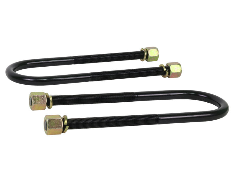 KUB105 Whiteline Universal U Bolts - ID=75mm, L=270mm, Thread=M14 - round top | Genuine Whiteline Suspension Component