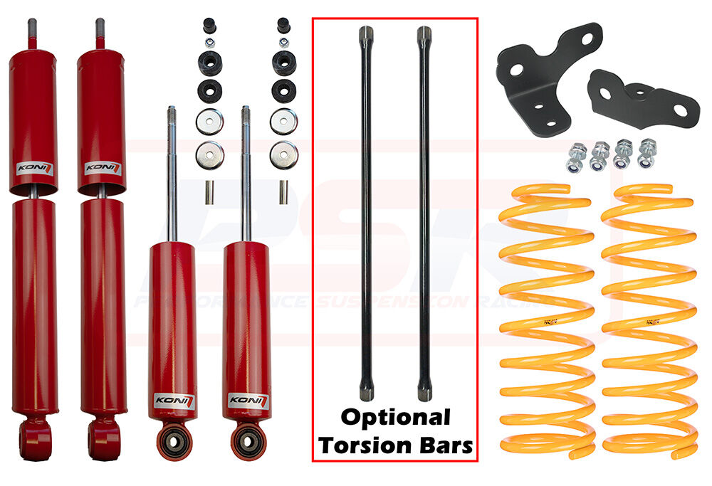 LANKIT-120 PSR Toyota Landcruiser 100 Series IFS 6/1998 - 2006 Koni Raid 2" Lift Kit | Genuine PSR Lift Kit