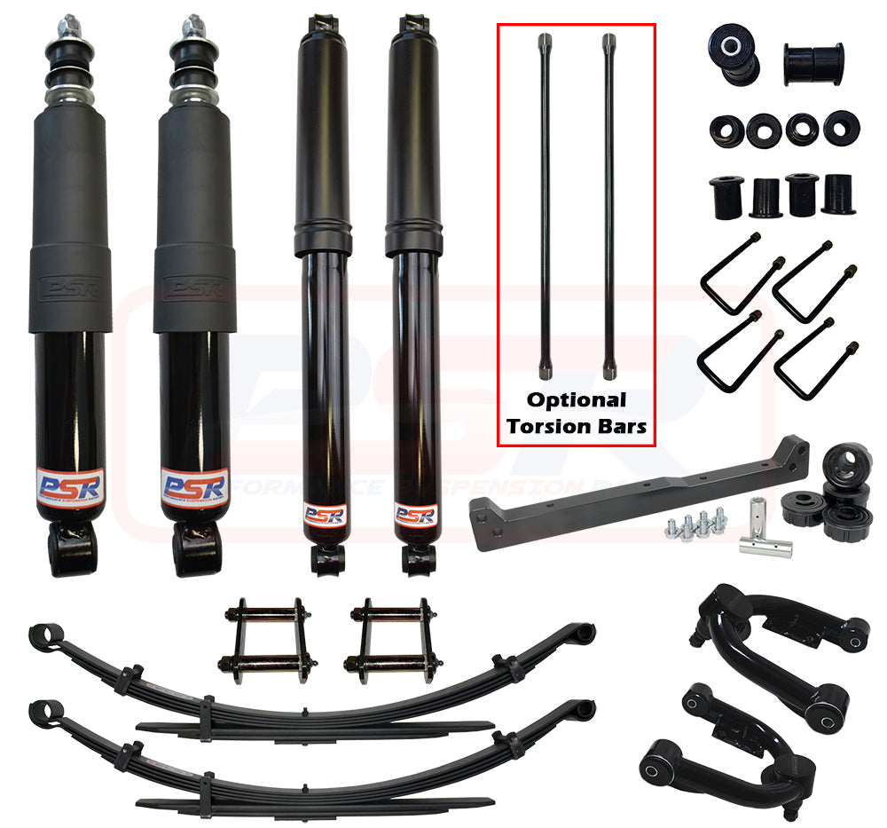 NAVKIT-055 Nissan Navara D22 PSR TTG 3" Lift Kit (2" Rear) | Genuine PSR TTG Lift Kit