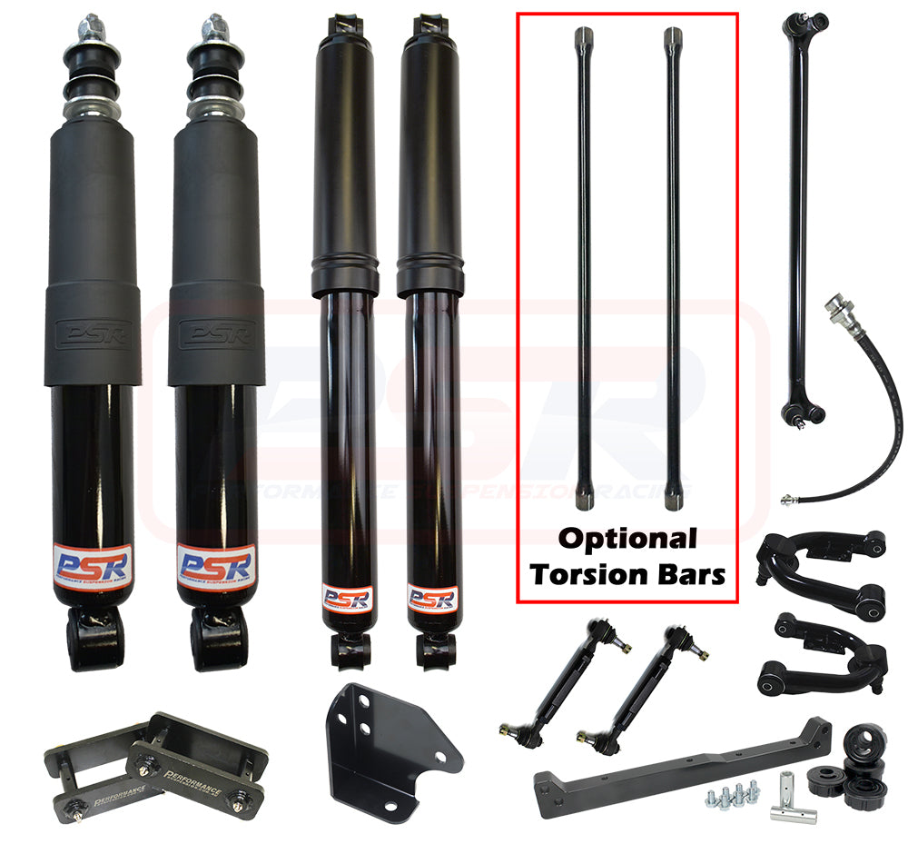 NAVKIT-066 Nissan Navara D22 PSR TTG 2" Lift Kit LONG TRAVEL DELUXE | Genuine PSR TTG Lift Kit