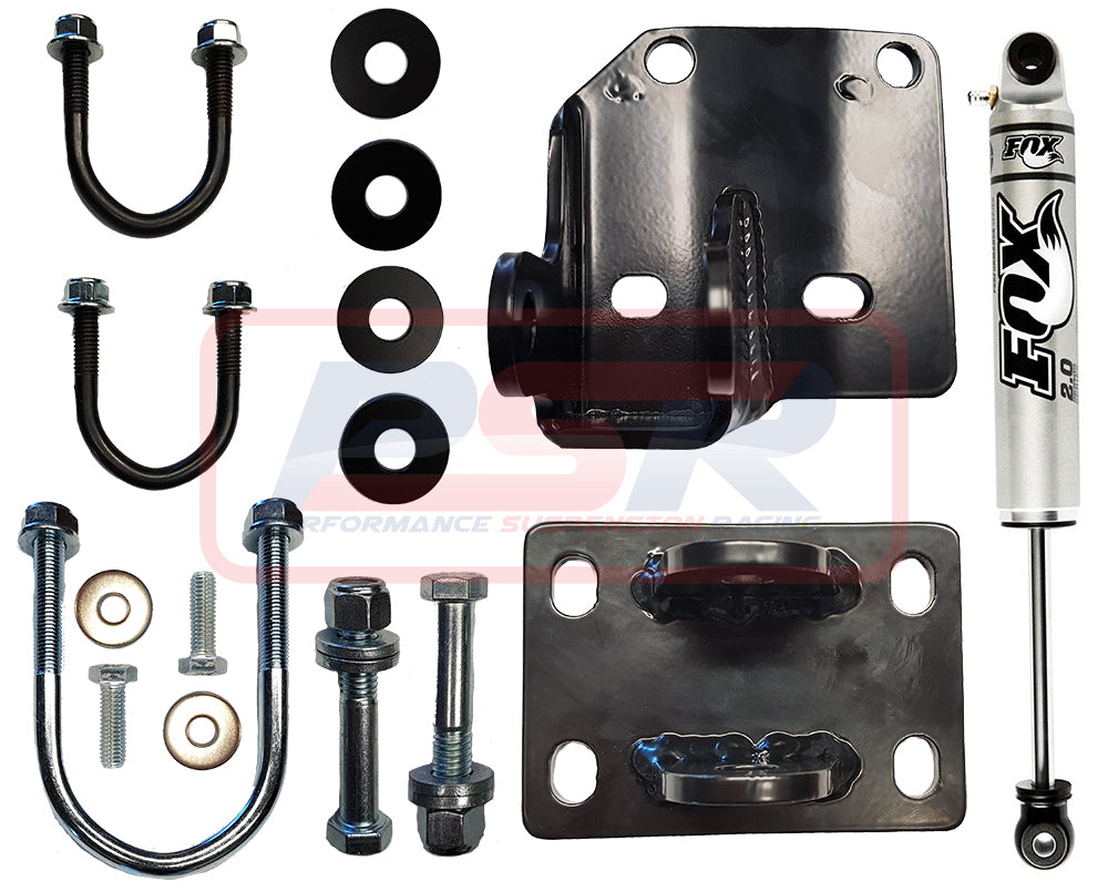 PATKIT-025 PSR Nissan Patrol GQ-GU FOX 10" Steering Damper & High Clearance Bracket Kit | Genuine PSR Steering Component
