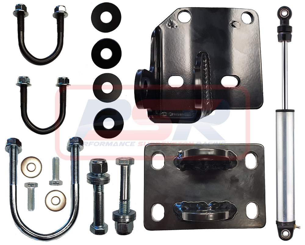 PATKIT-026 PSR Nissan Patrol GQ-GU Radflo 10" Steering Damper & High Clearance Bracket Kit | Genuine PSR Steering Component