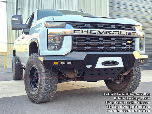 PSRCHEV-023-KIT PSR Khaos Chevrolet Silverado 2020-2023 2500-3500 Khaos Sheet Metal Hoop Bumper | Genuine PSR Khaos Bull Bar