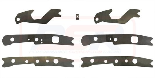 PSRDMAX-014 PSR Isuzu D-Max (Strut Front) Weld On Chassis Brace Kit (6 Plates)(Dual Cab) | Genuine PSR Chassis Brace