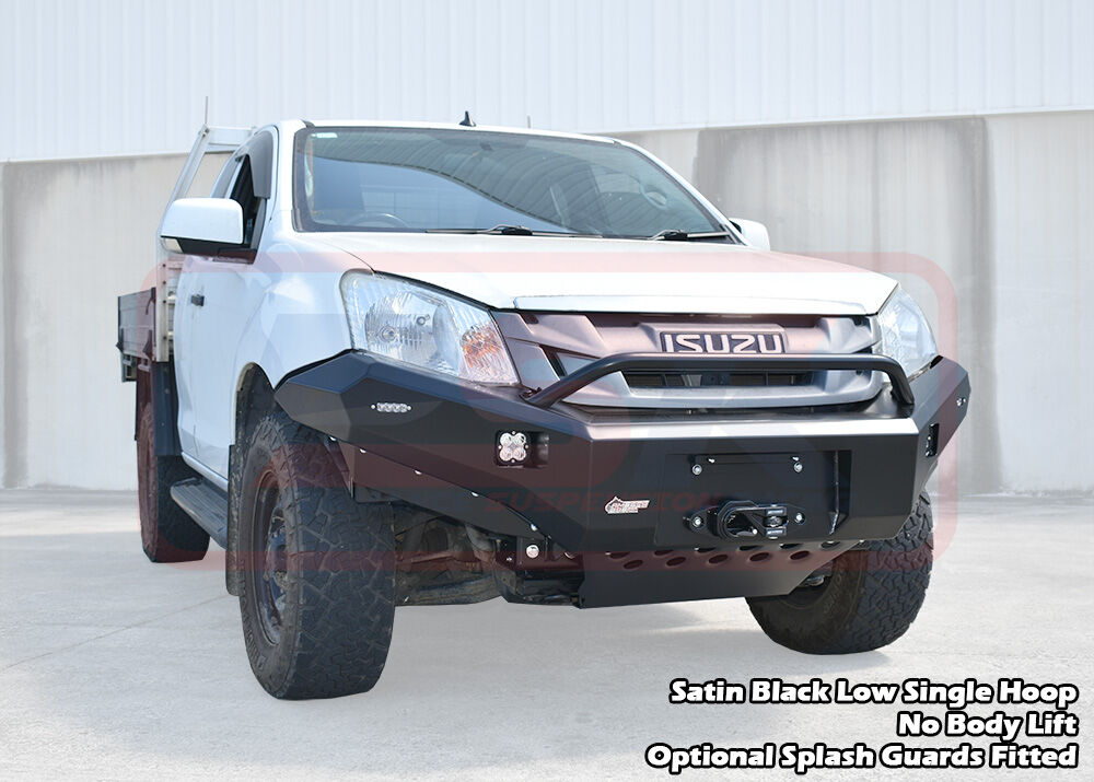 PSRDMAX-022-KIT PSR Ambush Isuzu D-MAX 1 (Strut Front) 2012-2017 Ambush Low Single Hoop Bullbar | Genuine PSR Ambush Bull Bar