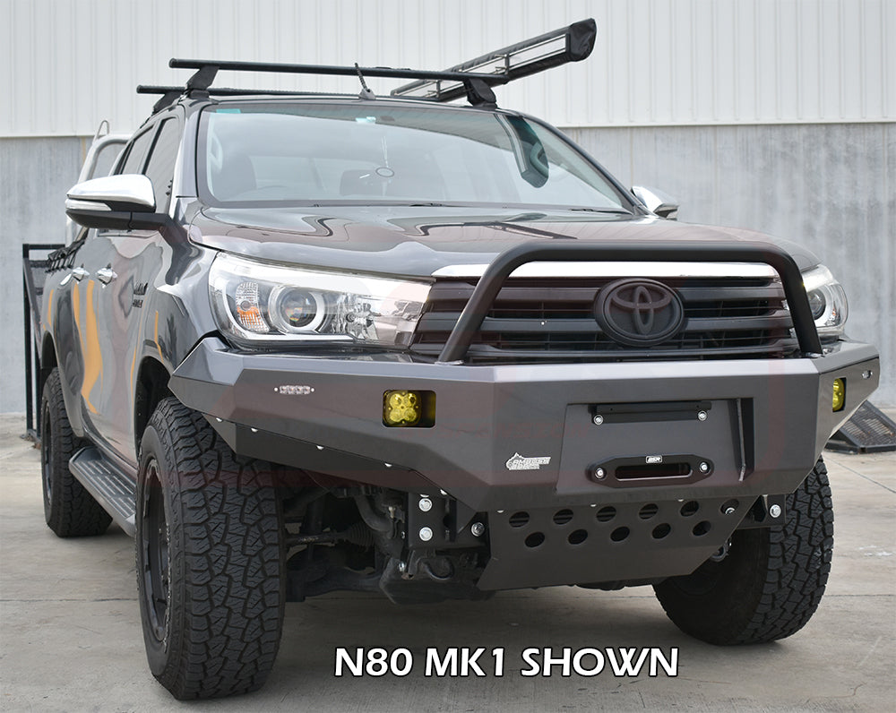 PSRHIL-123-KIT PSR Ambush Toyota Hilux N80 MK1-MK2 2016-4/2020 Ambush Single Hoop Bullbar | Genuine PSR Ambush Bull Bar