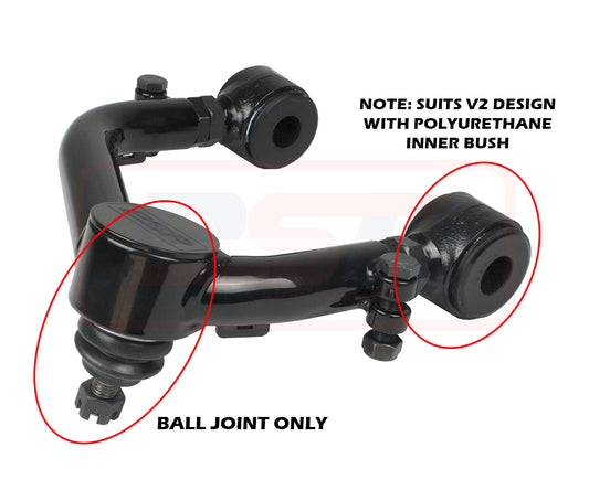 PSRMAZ-015-PR PSRMAZ-002 UCA Ball Joint 12 (V2 PRE 2020 POLY-URETHANE INNER BUSH - FIXED BALL JOINT) - PAIR | Genuine PSR Steering Component