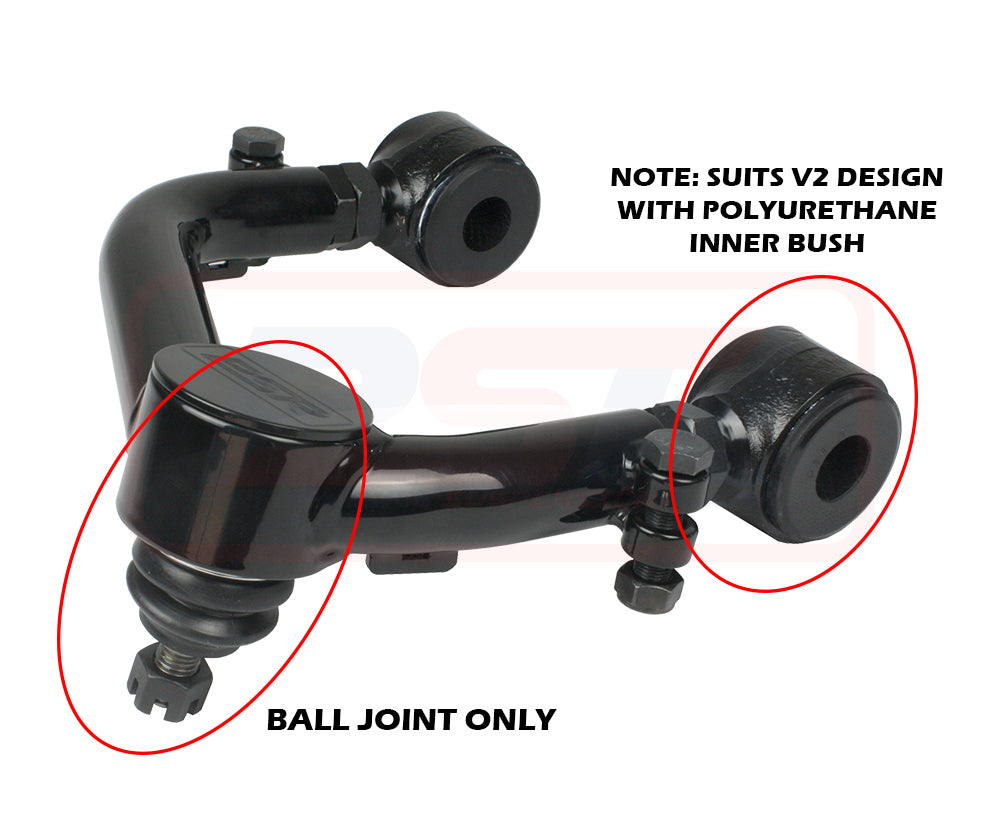 PSRMAZ-015-PR PSRMAZ-002 UCA Ball Joint 12 (V2 PRE 2020 POLY-URETHANE INNER BUSH - FIXED BALL JOINT) - PAIR | Genuine PSR Steering Component
