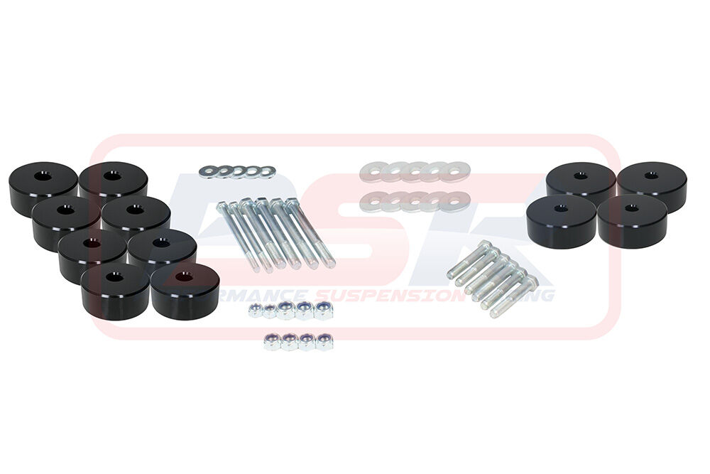PSRMAZ-095 PSR Isuzu D-MAX 3 - 4 / Mazda BT-50 TF 2021-ON 1" Body Lift Kit (Dual Cab with Tray) | Genuine PSR Body Lift Kit