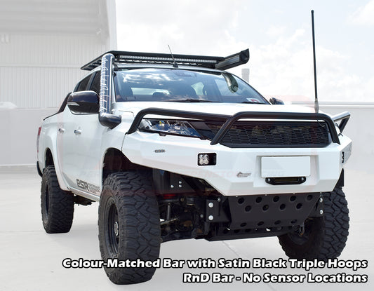 PSRMIT-034-KIT PSR Ambush Mitsubishi MR Triton Ambush Triple Hoop Bullbar | Genuine PSR Ambush Bull Bar - photo 2 of 8