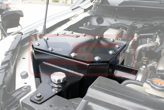 PSRNAV-078-POWDERCOATED-K PSR Nissan Navara NP300 4" Stainless Snorkel and Airbox (Powdercoated Finish) | Genuine PSR Snorkel