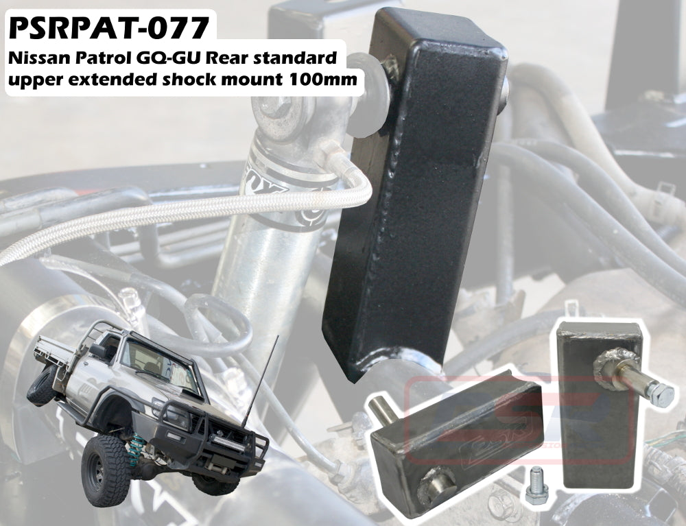 PSRPAT-077 PSR Nissan Patrol GQ-GU Rear standard Upper extended shock mount 100mm | Genuine PSR Shock Absorber