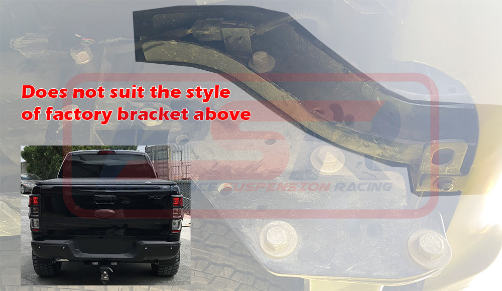 PSRRAN-001 PSR Ford Ranger PX MK2 ONLY Standard Rear Bar Lift Bracket (Suits 1 and 2") | Genuine PSR Body Lift Kit