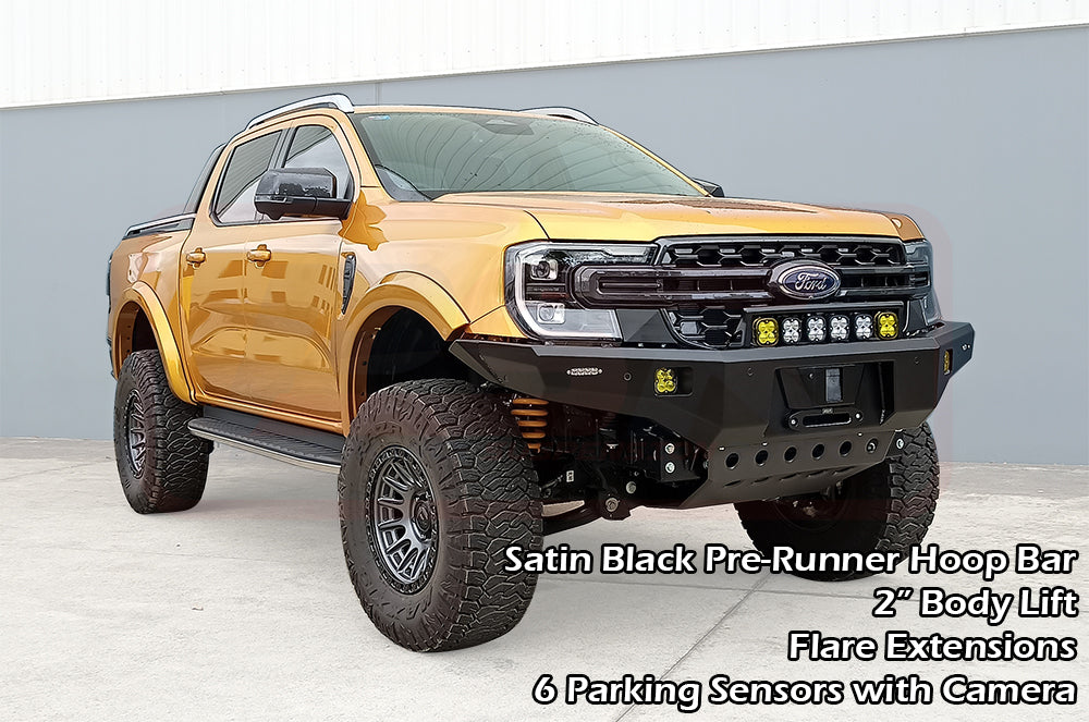 PSRRAN-042-KIT PSR Ambush Ford Ranger Next Gen Ambush Pre-Runner Hoop Bullbar | Genuine PSR Ambush Bull Bar
