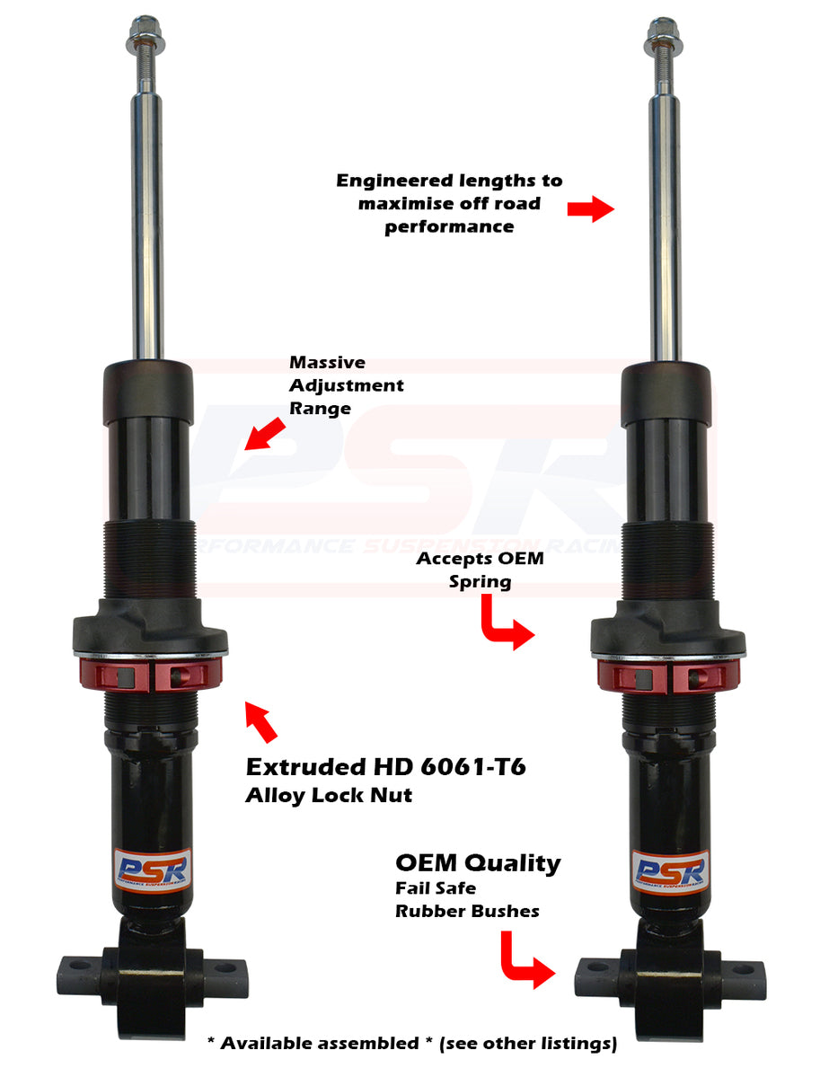 PSRSH-TTG-1801-PR Ford Ranger Next Gen / Volkswagen Amarok NF 2023-On PSR TTG Front 2-4" Adjustable Shock Absorber - PAIR | Genuine PSR TTG Shock Absorber