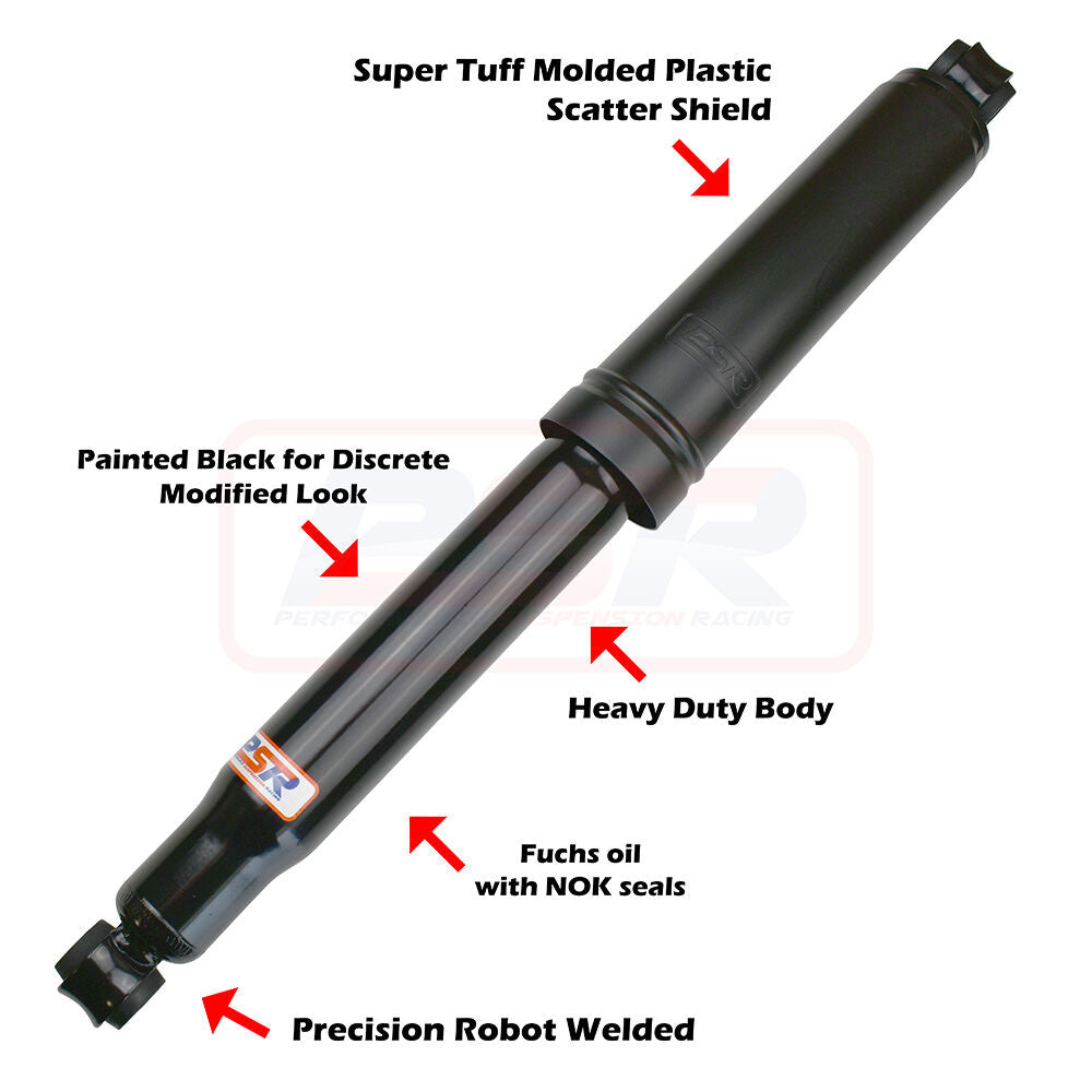 PSRSH-TTG-2301 PSR TTG Rear Shock Absorber 570mm Open Small Eye 16mm Bush Ends | Genuine PSR TTG Shock Absorber