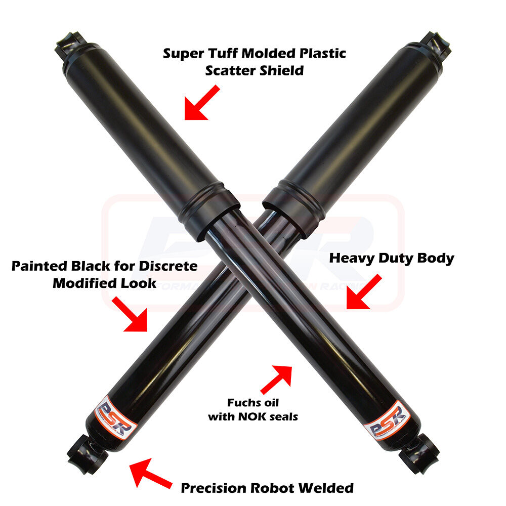 PSRSH-TTG-2302-PR PSR TTG Rear Shock Absorber 630mm Open Small Eye 16mm Bush Ends - PAIR | Genuine PSR TTG Shock Absorber