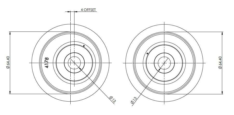 SPF5593K SuperPro Front Control Arm Lower-Rear Single Offset Bush Kit to suit VAG MQB Platform Vehicles with Alloy Subframe | Genuine SuperPro Suspension Component - photo 3 of 3
