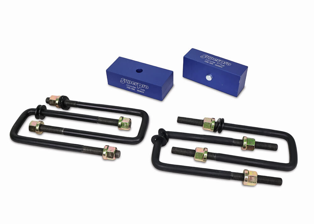 TRC141RLK SuperPro 35mm Rear Block Spacer Kit - Easy Lift Kit to suit Nissan Navara D40 | Genuine SuperPro Suspension Component