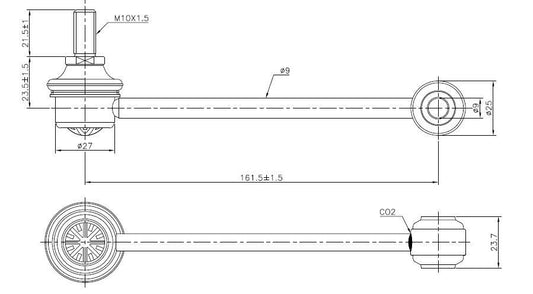 TRC4060 SuperPro Sway Bar Link to suit BMW | Genuine SuperPro Suspension Component - photo 2 of 2