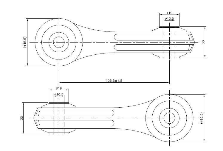 TRC4063 SuperPro Front Sway Bar Link to suit VAG | Genuine SuperPro Suspension Component - photo 2 of 2