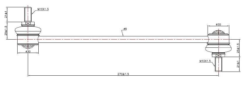 TRC4074 SuperPro Front Sway Bar Link to suit BMW 3 Series E46 & Z4 E85, E86 | Genuine SuperPro Suspension Component - photo 2 of 2
