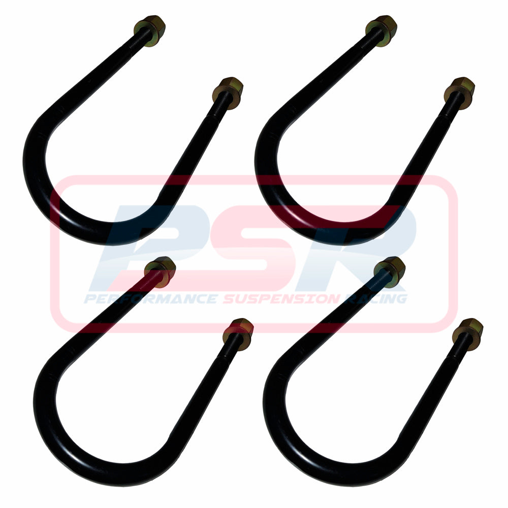 UB456-SET PSR U-Bolt Round Top M14 x 90 x 210 - Set of Four | Genuine PSR Leaf Spring Hardware