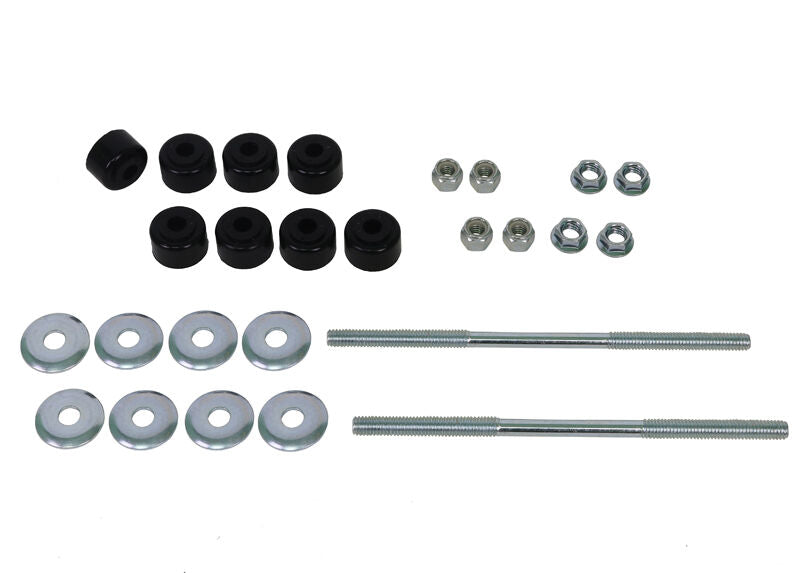 W21808S Whiteline Universal Sway Bar Link - Treaded Rod and Bushings style - 202mm With Bushings | Genuine Whiteline Suspension Component - photo 3 of 3