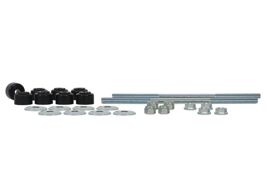 W21809S Whiteline Universal Sway Bar Link - Treaded Rod and Bushings style - 240mm With Bushings | Genuine Whiteline Suspension Component - photo 2 of 3