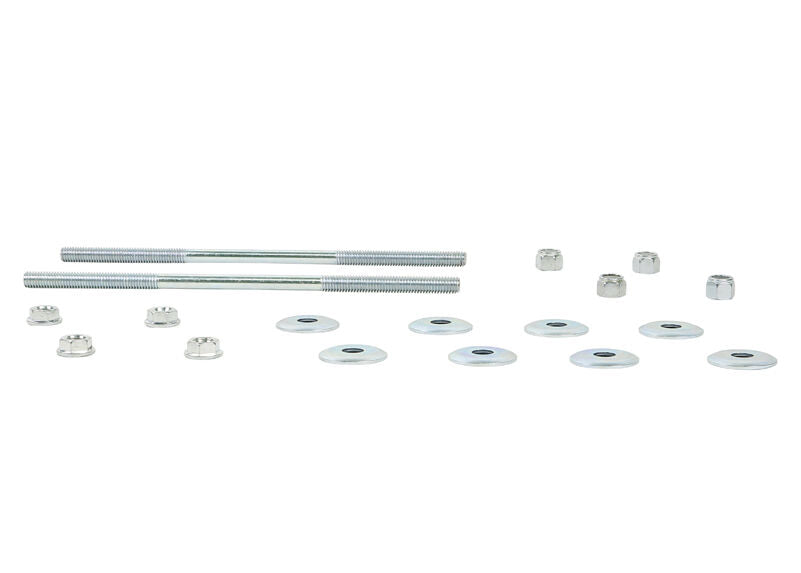 W21809 Whiteline Universal Sway Bar Link - Treaded Rod and Bushings style - 240mm Without Bushings | Genuine Whiteline Suspension Component - photo 2 of 3