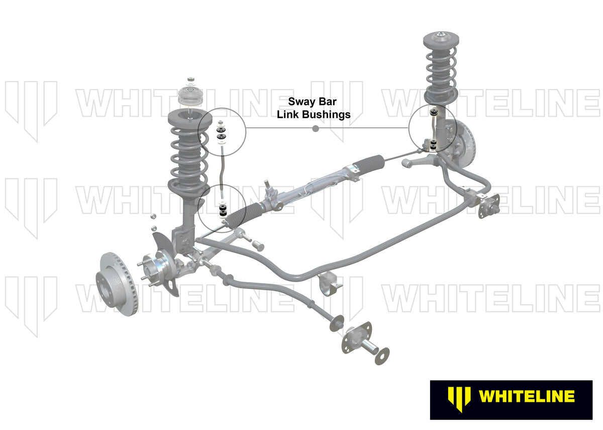 W21999A Whiteline Front Sway Bar Link - Bushing Kit to Suit Holden Commodore VN-VX and HSV | Genuine Whiteline Suspension Component - photo 2 of 5