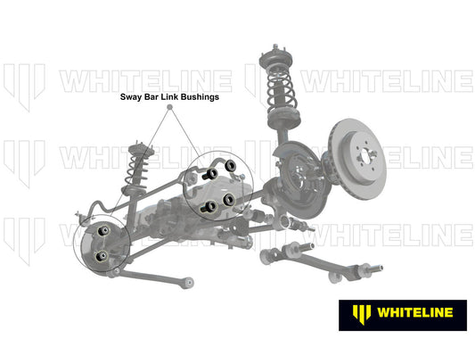 W22260 Whiteline Rear Sway Bar Link - Bushing Kit to Suit Subaru Forester, Impreza, Liberty and Outback | Genuine Whiteline Suspension Component - photo 2 of 6