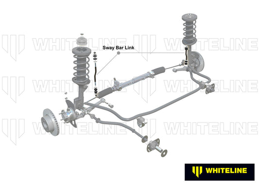 W23187 Whiteline Front Sway Bar Link to Suit Holden Crewman and One Tonner VZ | Genuine Whiteline Suspension Component - photo 2 of 4