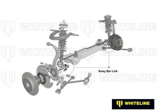W23188 Whiteline Sway Bar Link to Suit Mitsubishi Galant and Nissan Maxima, NX/NXR and Pulsar | Genuine Whiteline Suspension Component - photo 2 of 5