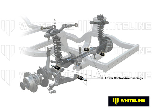 W53633 Whiteline Front Lower Control Arm - Bushing Kit to Suit Holden, Isuzu and LDV | Genuine Whiteline Suspension Component - photo 2 of 5